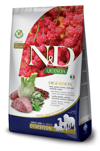 N&D Quinoa Digestion Lamb,Fennel,Mint & Artichoke